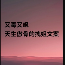 拽姐文案｜剧本封面