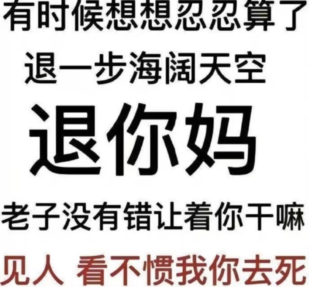 【表情包配音】别惹我我忍了很久 - script image 6